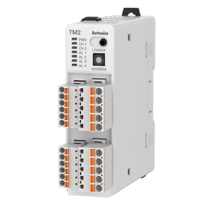 2 kanallı TM2-22RB - Besleme: 24VDC @(=) ±, Güç tüketimi: ≤ 5 W (Azami yük için)