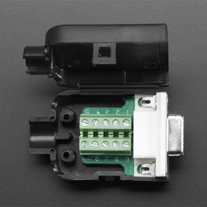 DB9 (DE-9) Dişi Konnektör DB9-A - Model: DB9-A, Konnektör Tipi: Dişi (Female)