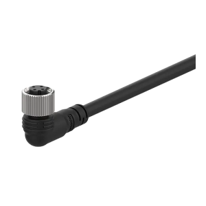 DC Gerilim CLDH4-3 - Bağlayıcı 1: M12 (Soket-Dişi), L modeli, Bağlayıcı 2: 4 telli