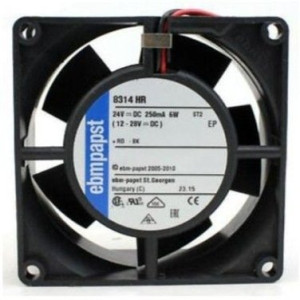 ebm-papst 8314 HR - Gerilim Aralığı: 12 ~ 28V DC, Gerilim - Nominal: 24V DC 250mA