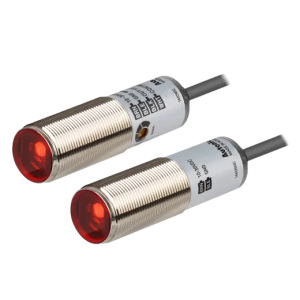 Karşılıklı BRQM20M-TDTA-P fotoelektrik sensör - Algılama mesafesi: 20m, Algılanan hedef: Yarı saydam malzeme asgari Ø7mm