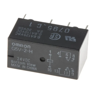 Omron G5V-2-H 24VDC röle - Ürün Tipi: Minyatür PCB Rölesi, Model: G5V-2-H 24VDC
