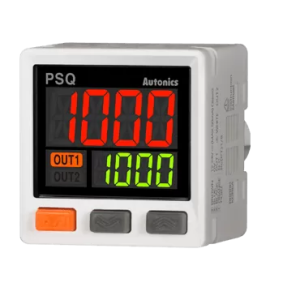 (Pnömatik tip) Hava, aşındırıcı olmayan gaz PSQ-C1C-RC1/8 - Basınç portu yönü: Arka derinlik, Basınç portu: Rc1/8