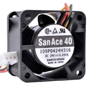 Sanyo Denki 109P0424H316 - Akım: 0.095A, Gerilim: 24 V DC