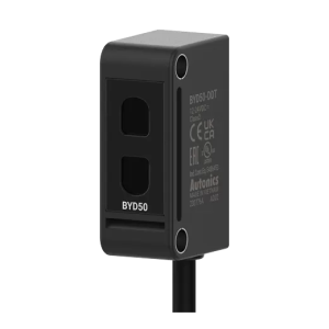 Sınırlı yansımalı BYD50-DDT sensör - Algılama mesafesi: 10 - 50mm, Algılanan hedef: Opak, saydam malzeme
