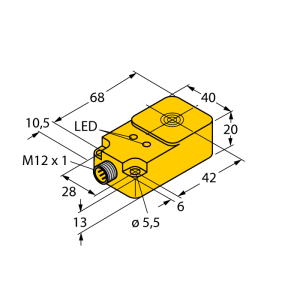 Turck 1608600 / BI15U-Q20-AP6X2-H1141 - Ürün Tipi: Endüktif Sensör, Ürün Kodu: BI15U-Q20-AP6X2-H1141